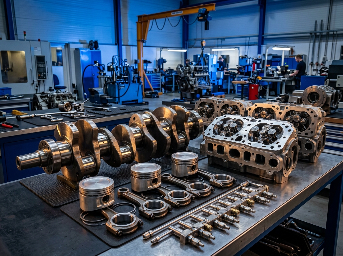 Precision marine diesel engine spares overhaul workshop